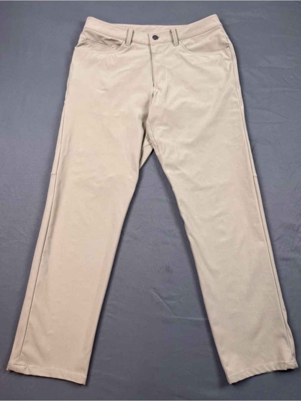 Lululemon Pants Mens 33x29
Khaki Beige ABC 5 Pocket Stretch
Casual Travel Golf
